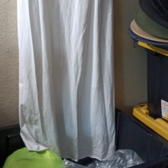 Soft surroundings size small  long flow dress in all white. - Picture 8 of 10